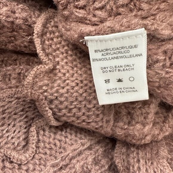 Anthropologie Dusty Rose Knit Cardigan - Picture 6 of 6